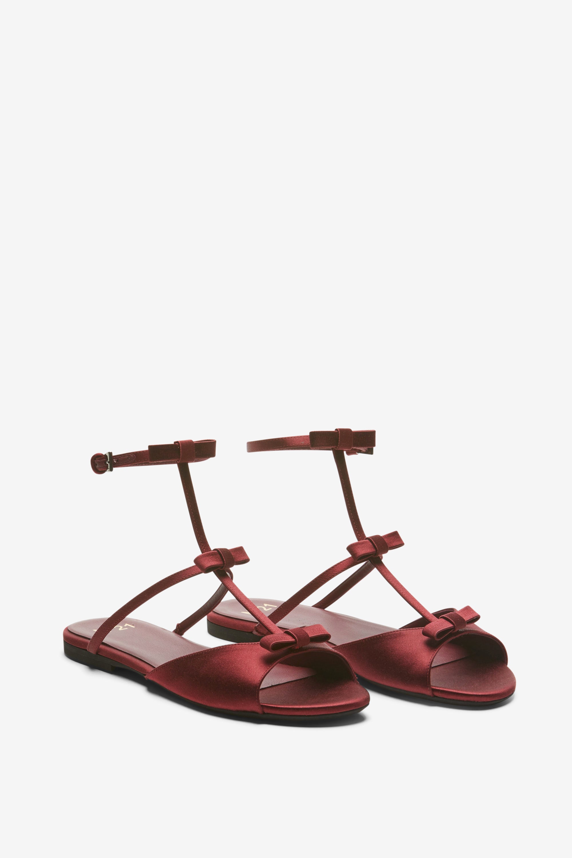 Bow-Detail Flat Sandals