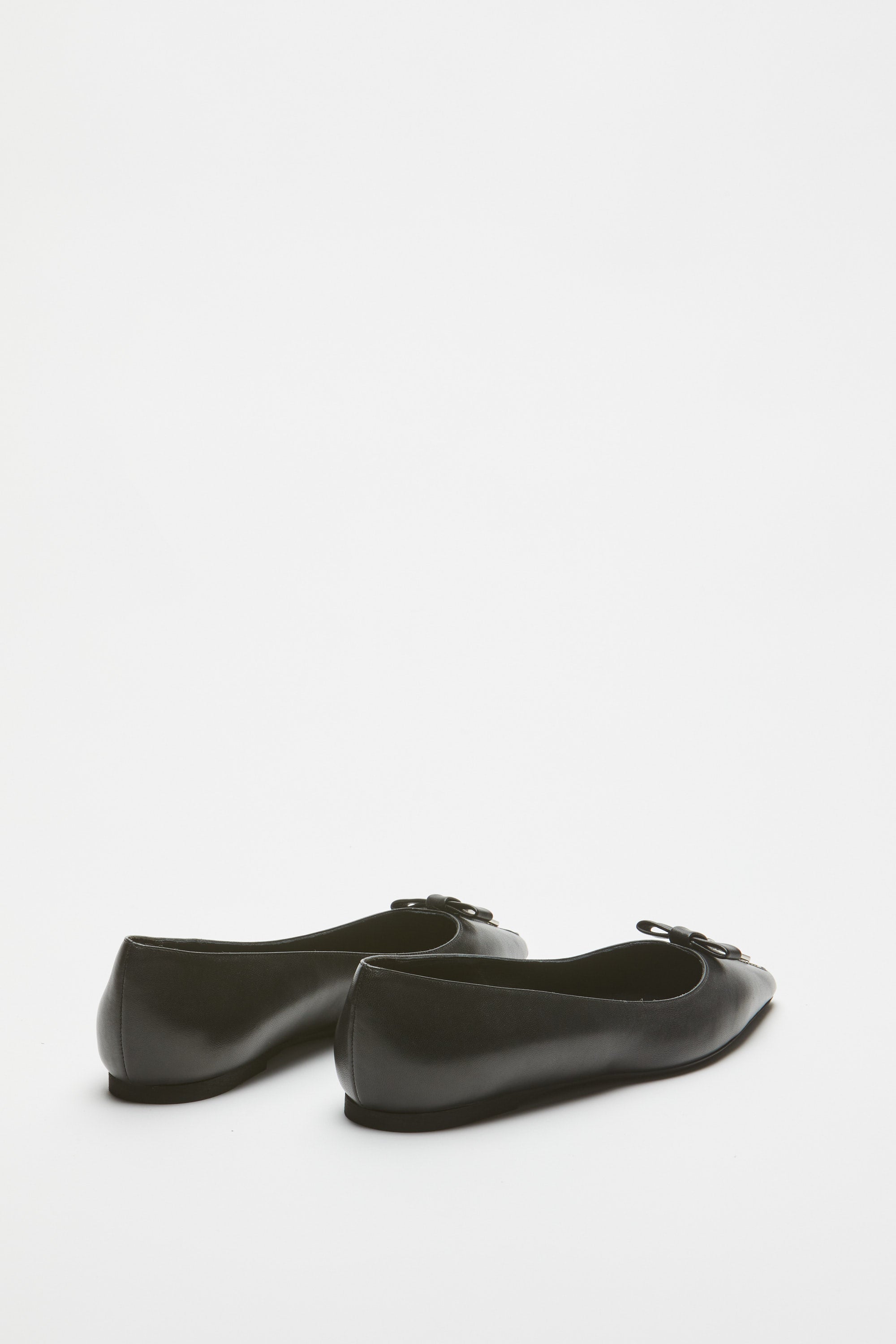 Zip-Detail Ballet Pumps