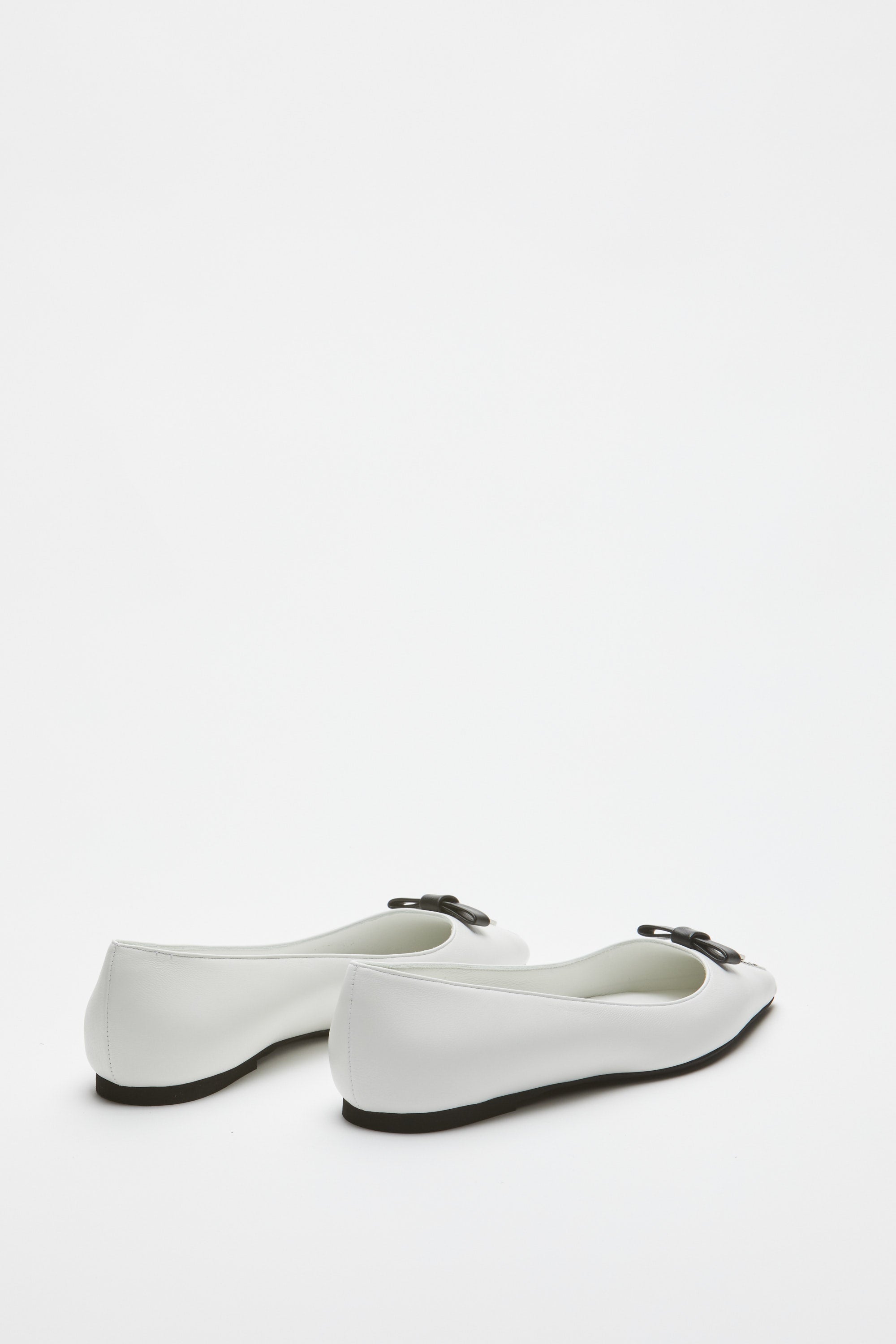 Zip-Detail Ballet Pumps