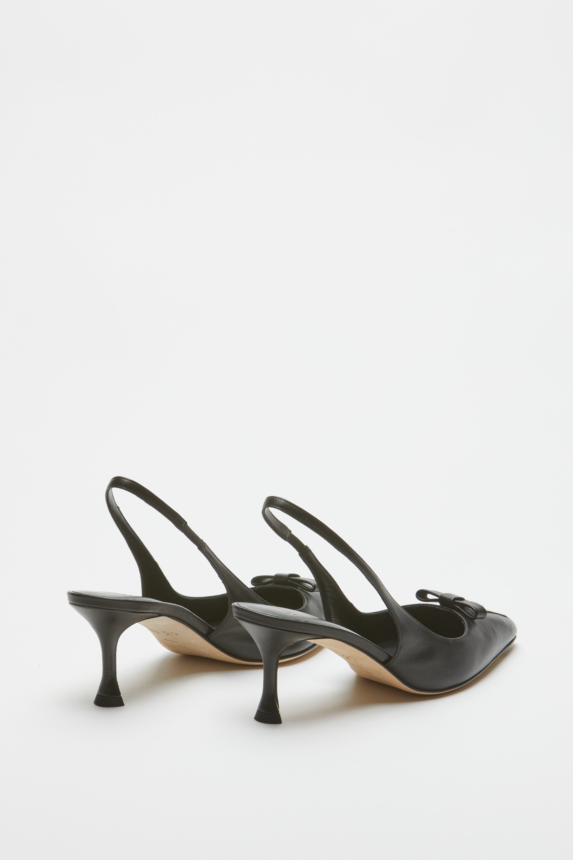 Zip-Detail Slingback Pumps