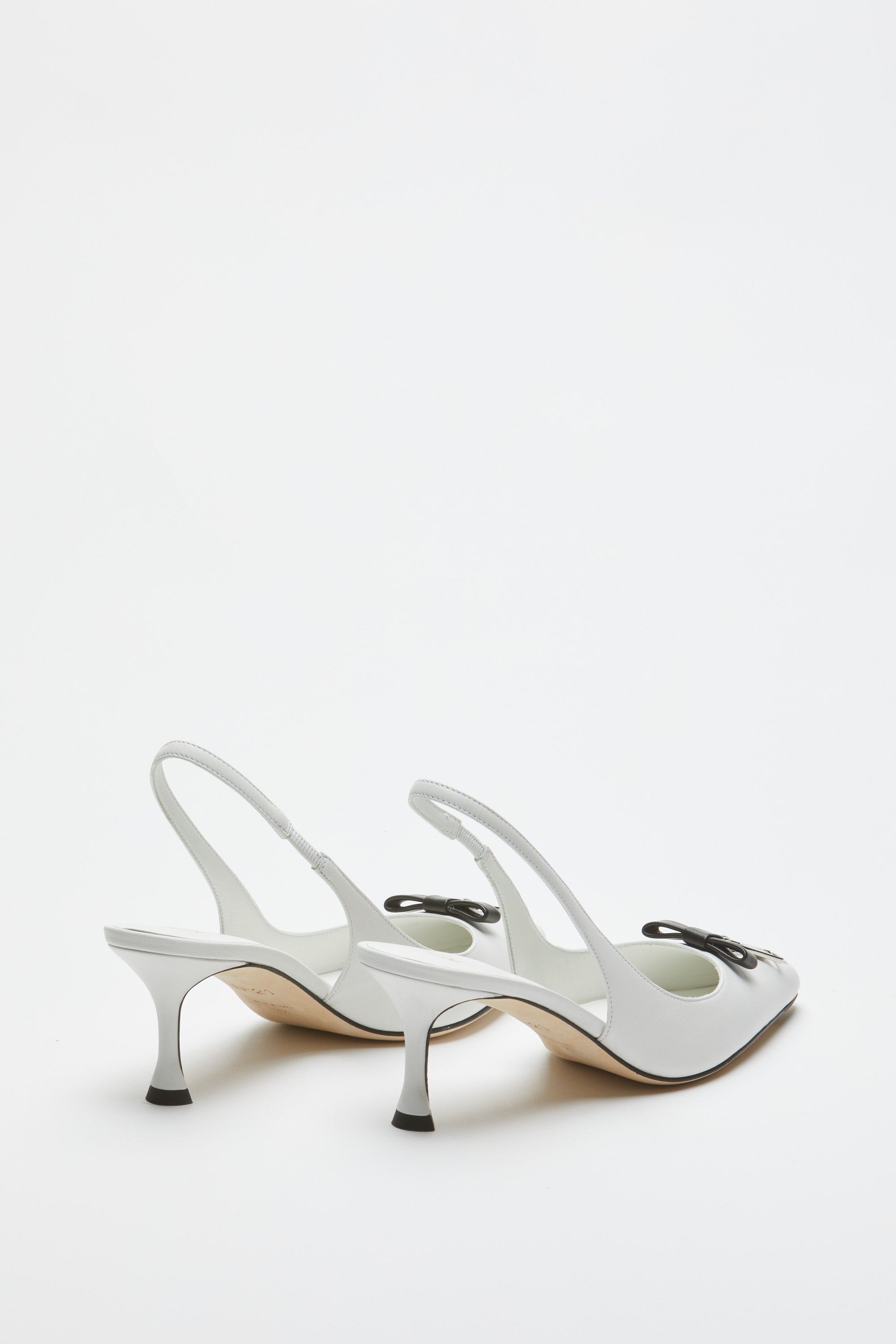 Zip-Detail Slingback Pumps