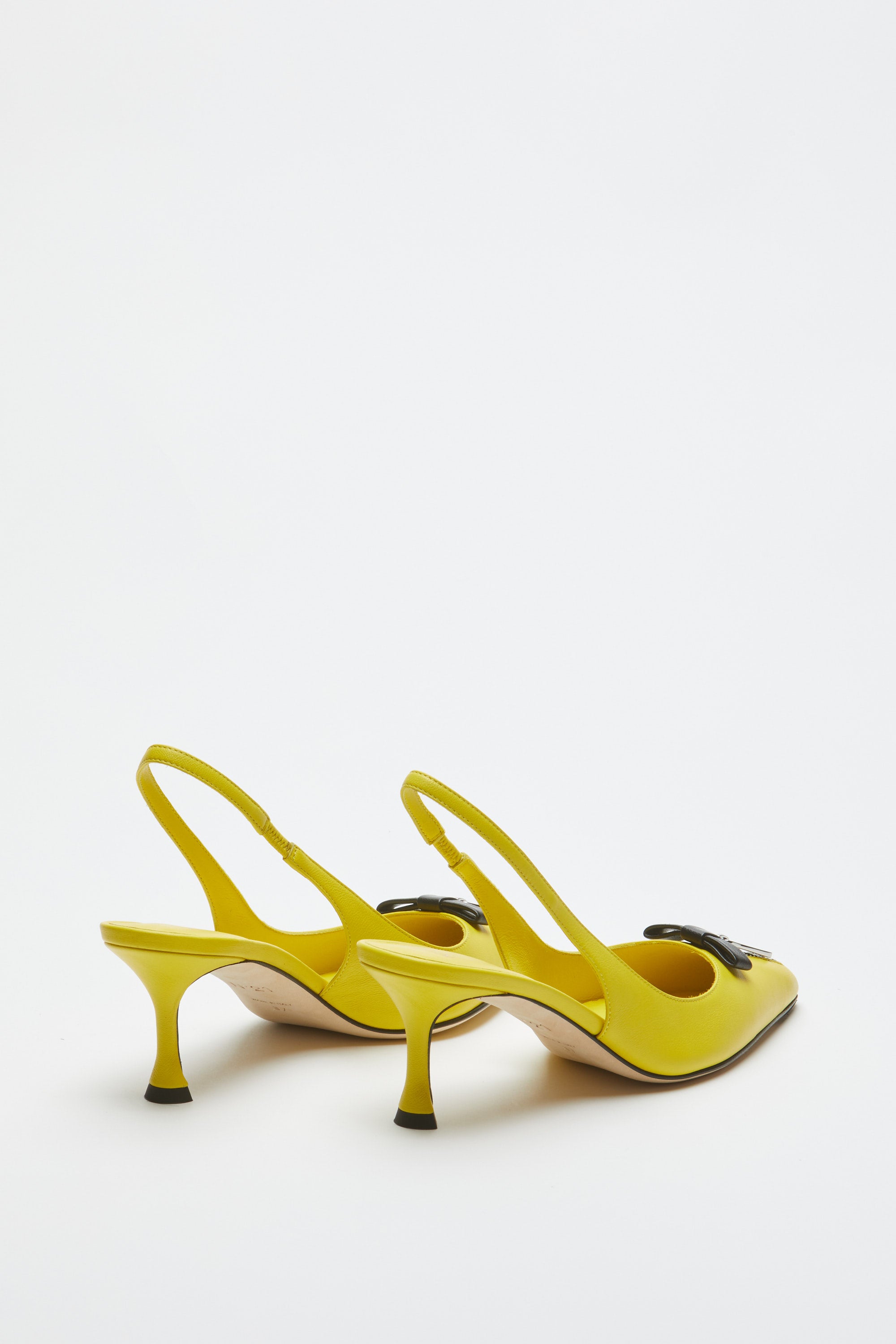 Zip-Detail Slingback Pumps