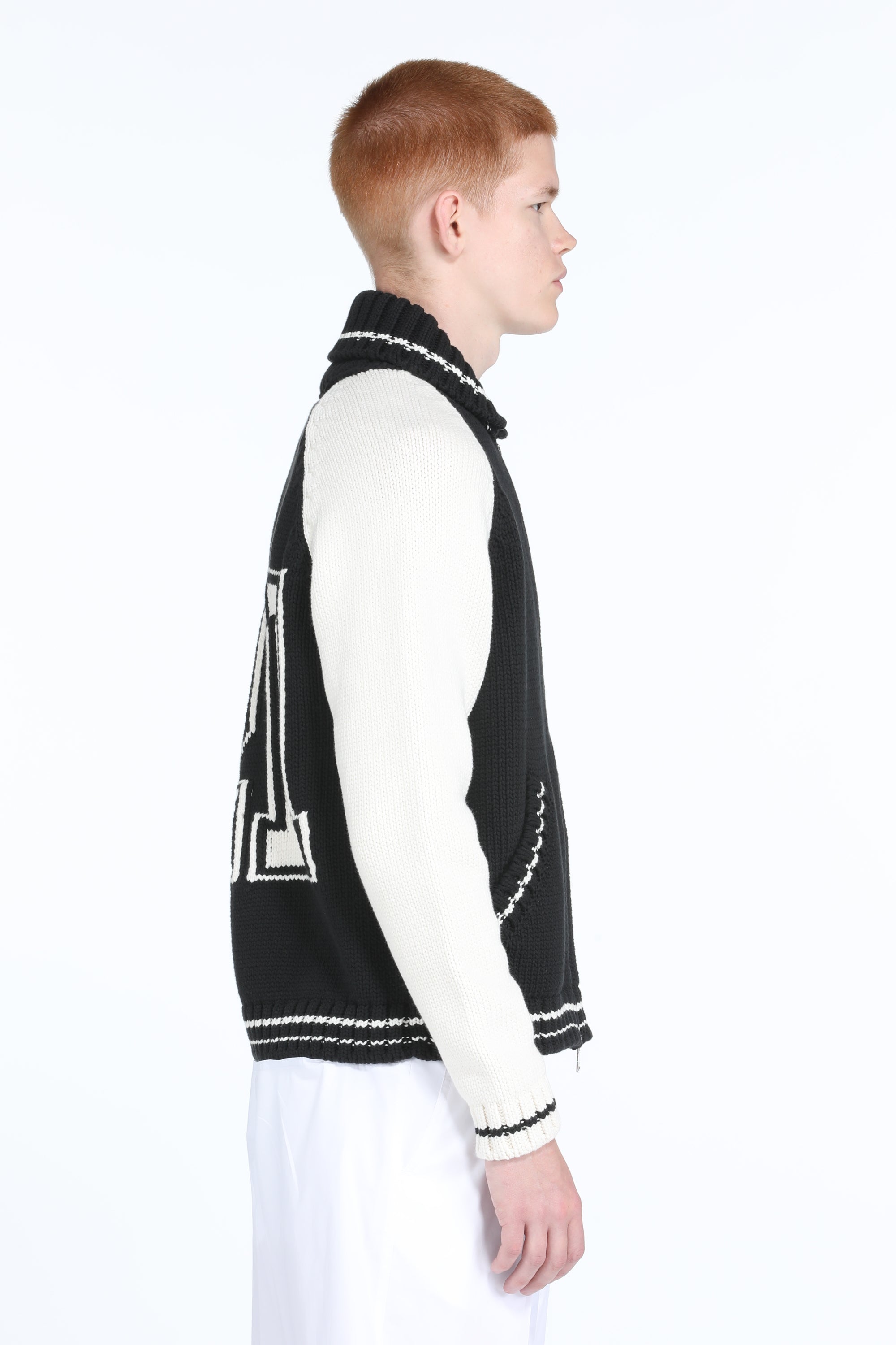 Logo-Intarsia Cardigan	