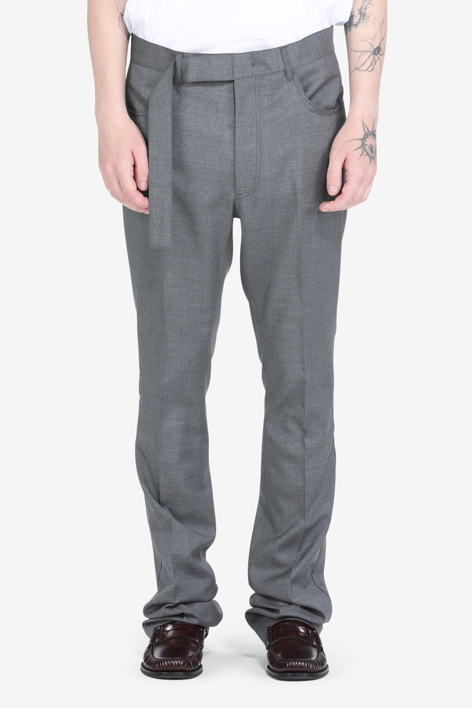 Straight-Leg Trousers