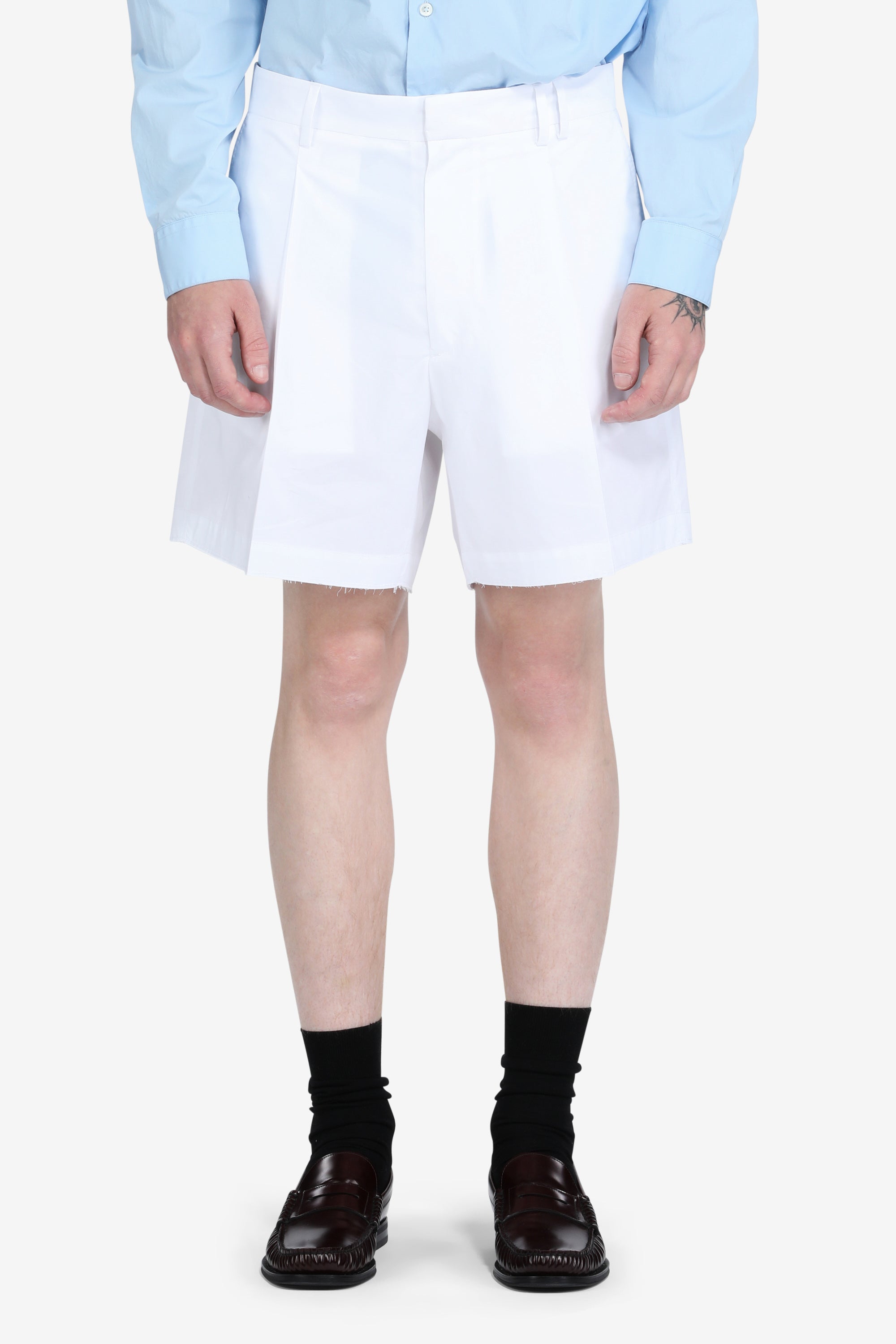 Tailored Cotton Shorts