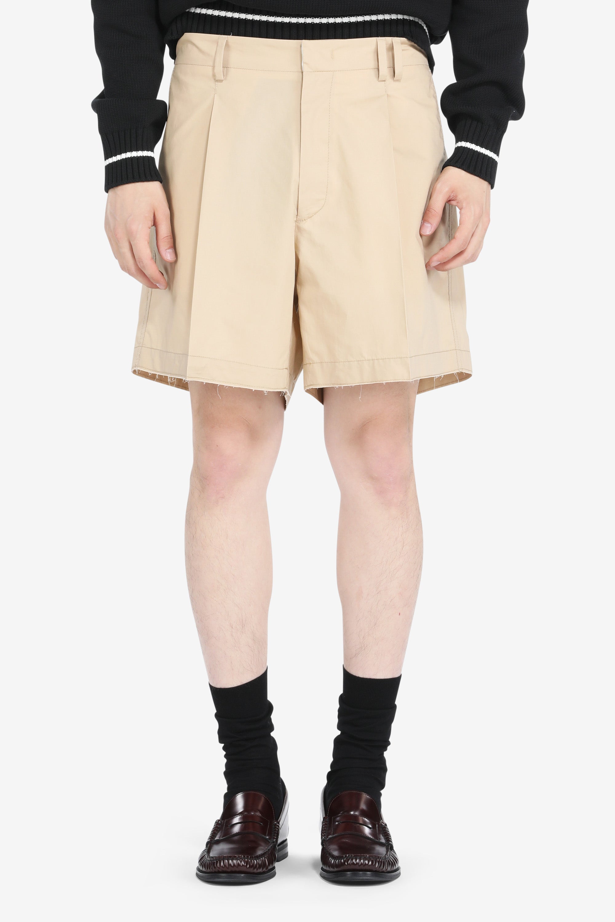 Tailored Cotton Shorts