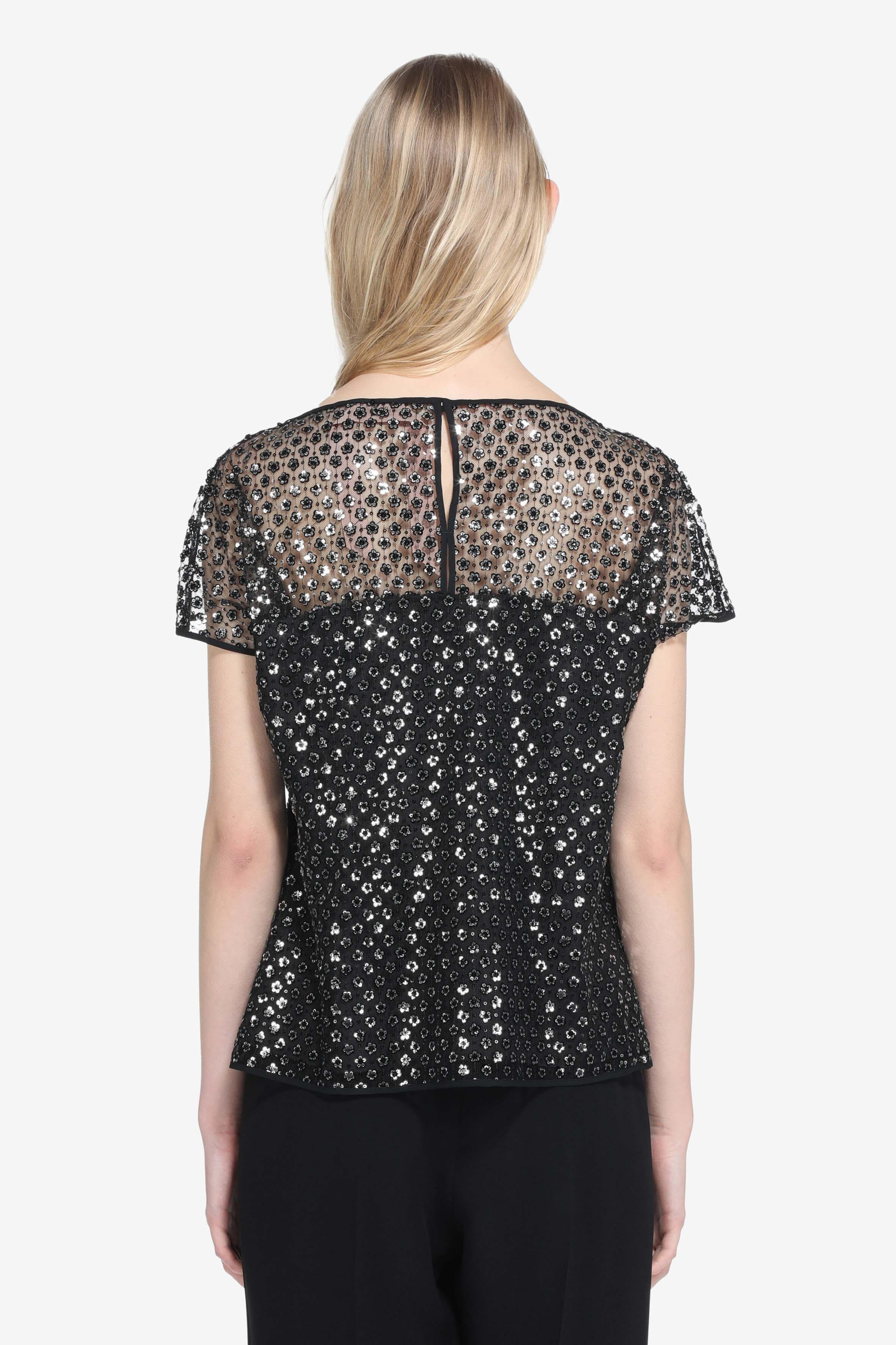 Top in Rete con Paillettes