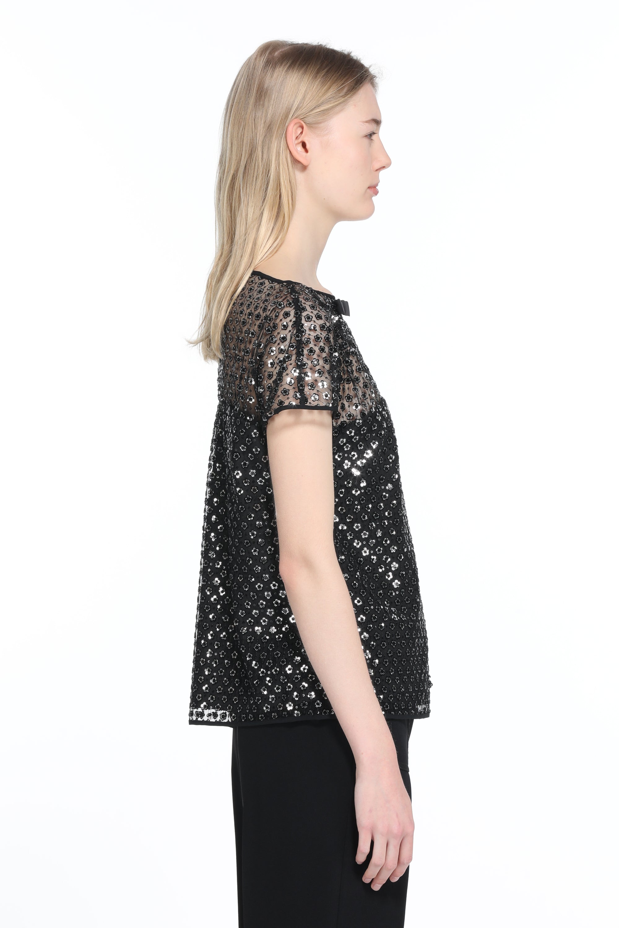 Top in Rete con Paillettes