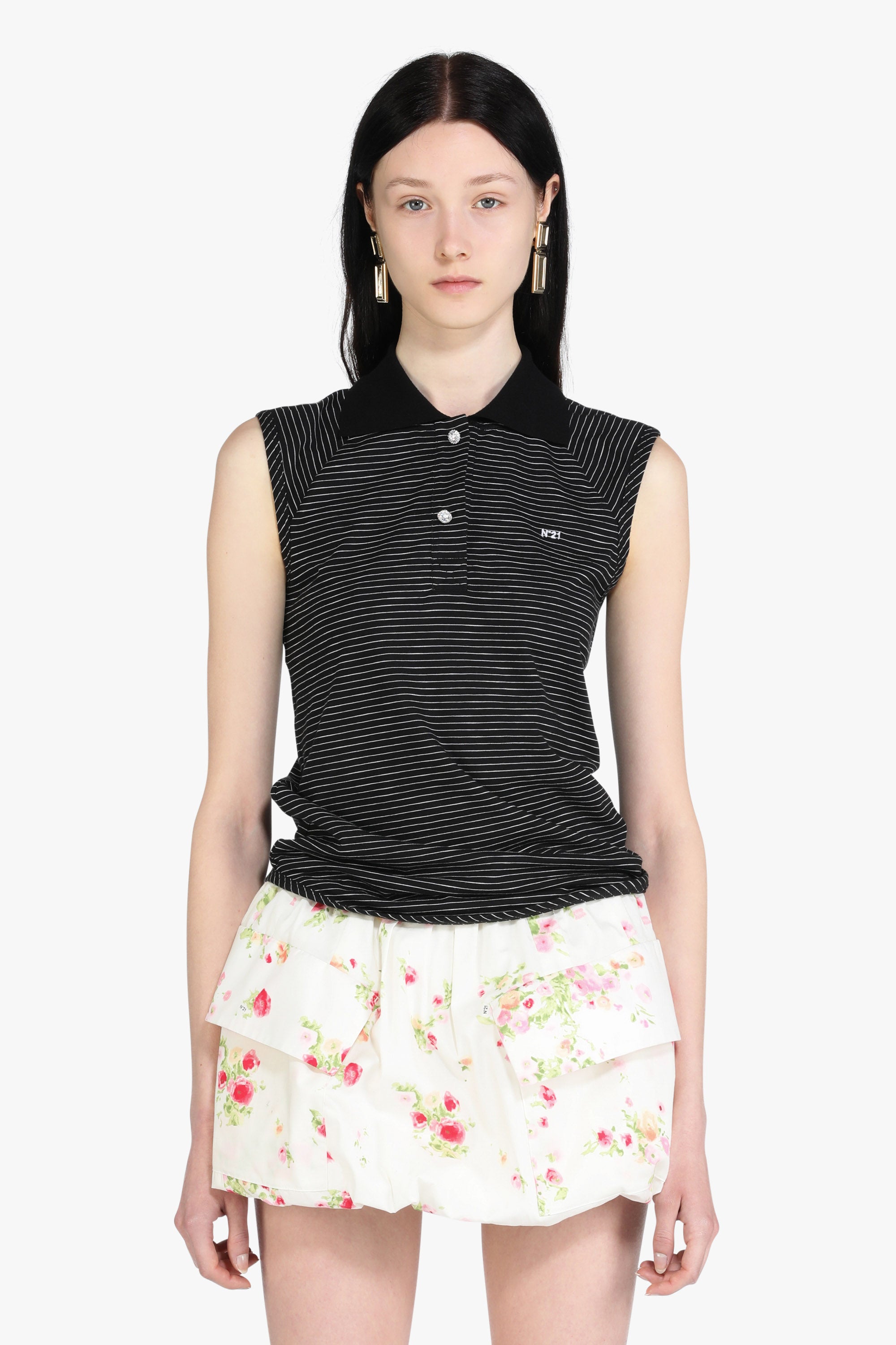 Striped Polo T-Shirt