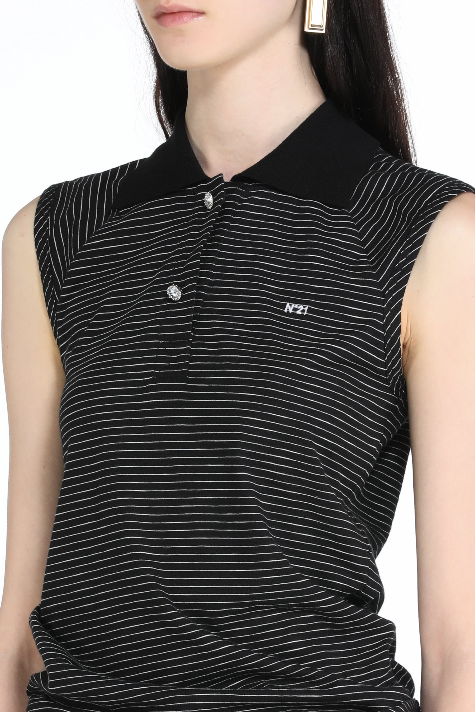 Striped Polo T-Shirt