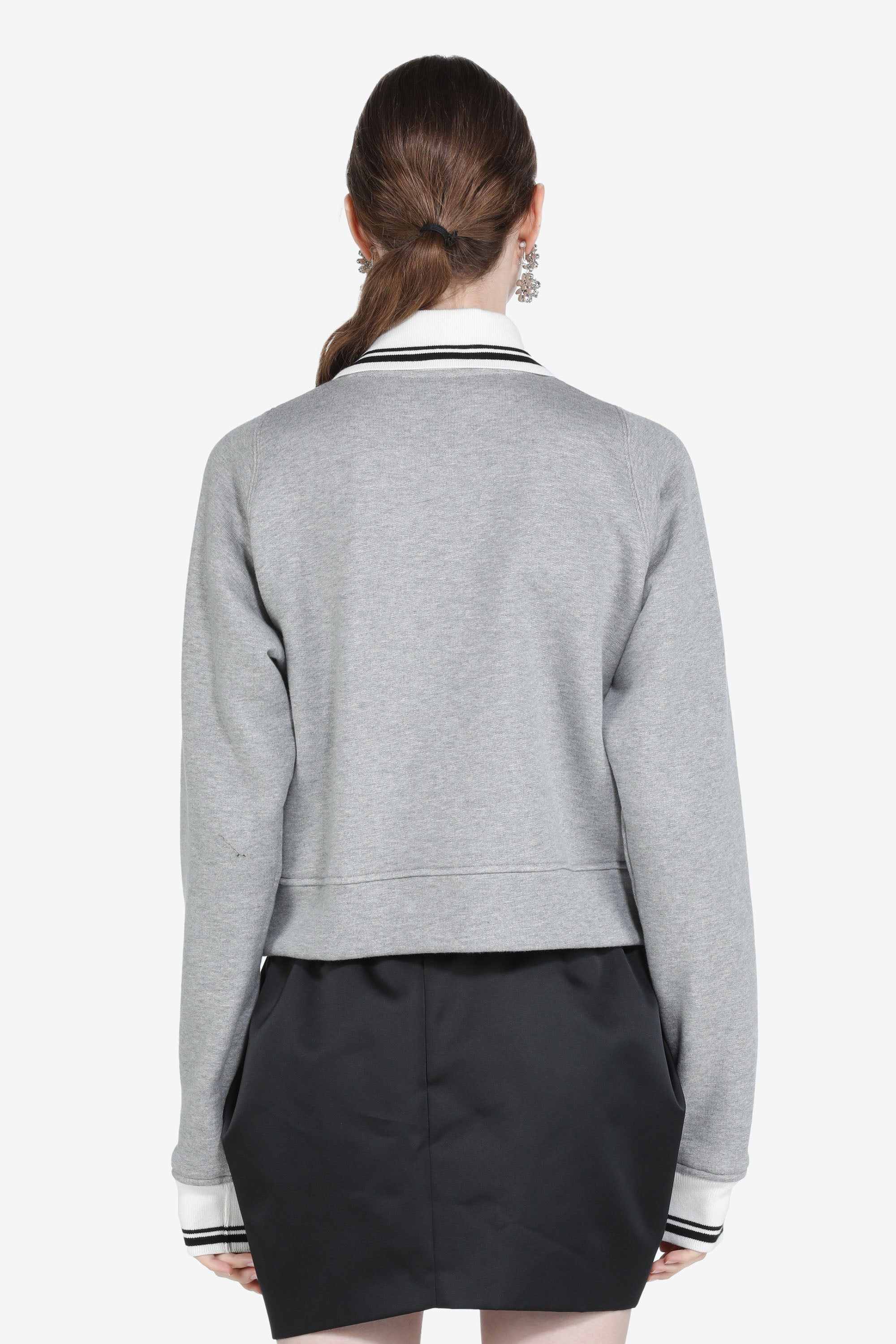 Contrast-Collar Cotton Jacket