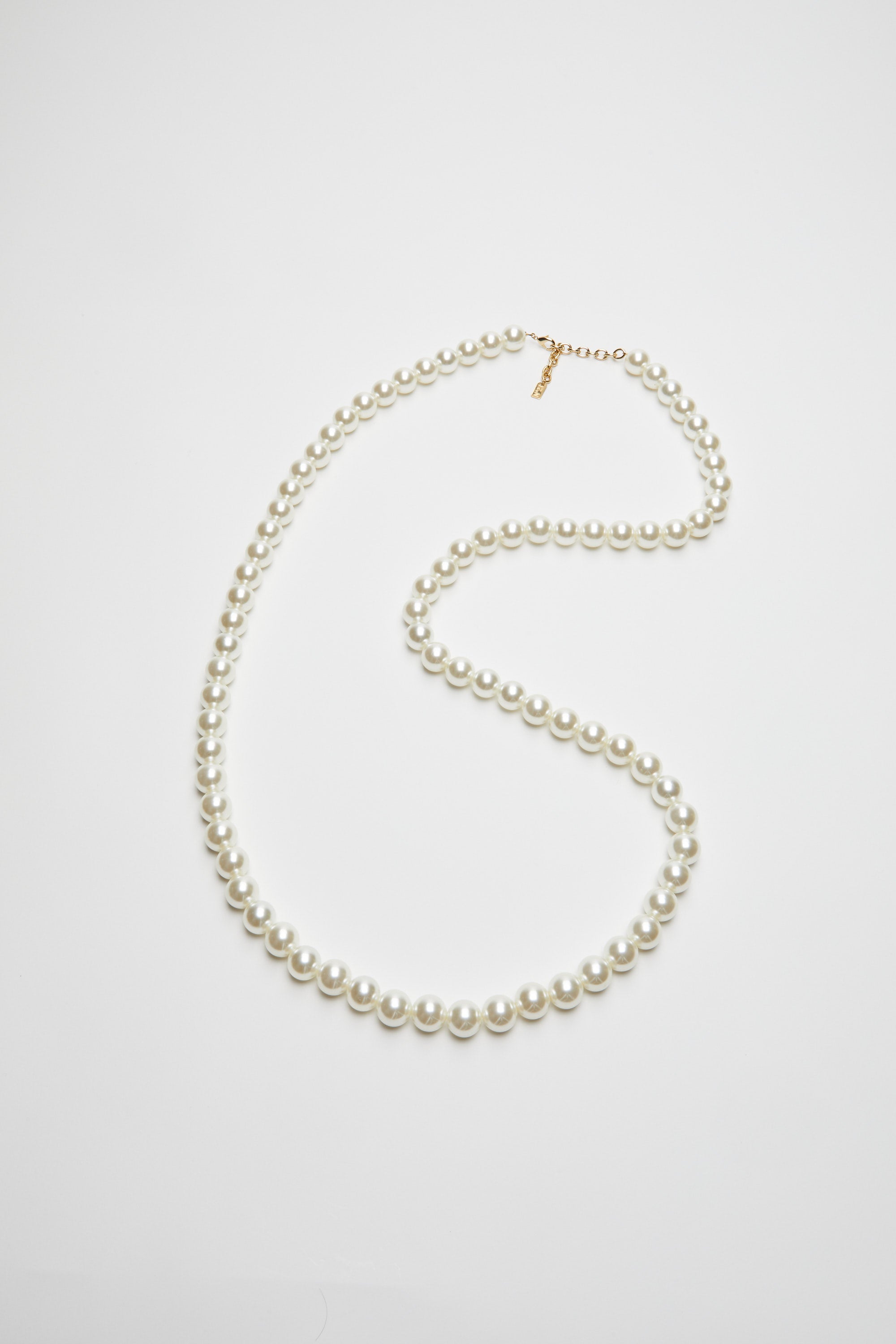 Faux-Pearl Double Necklace