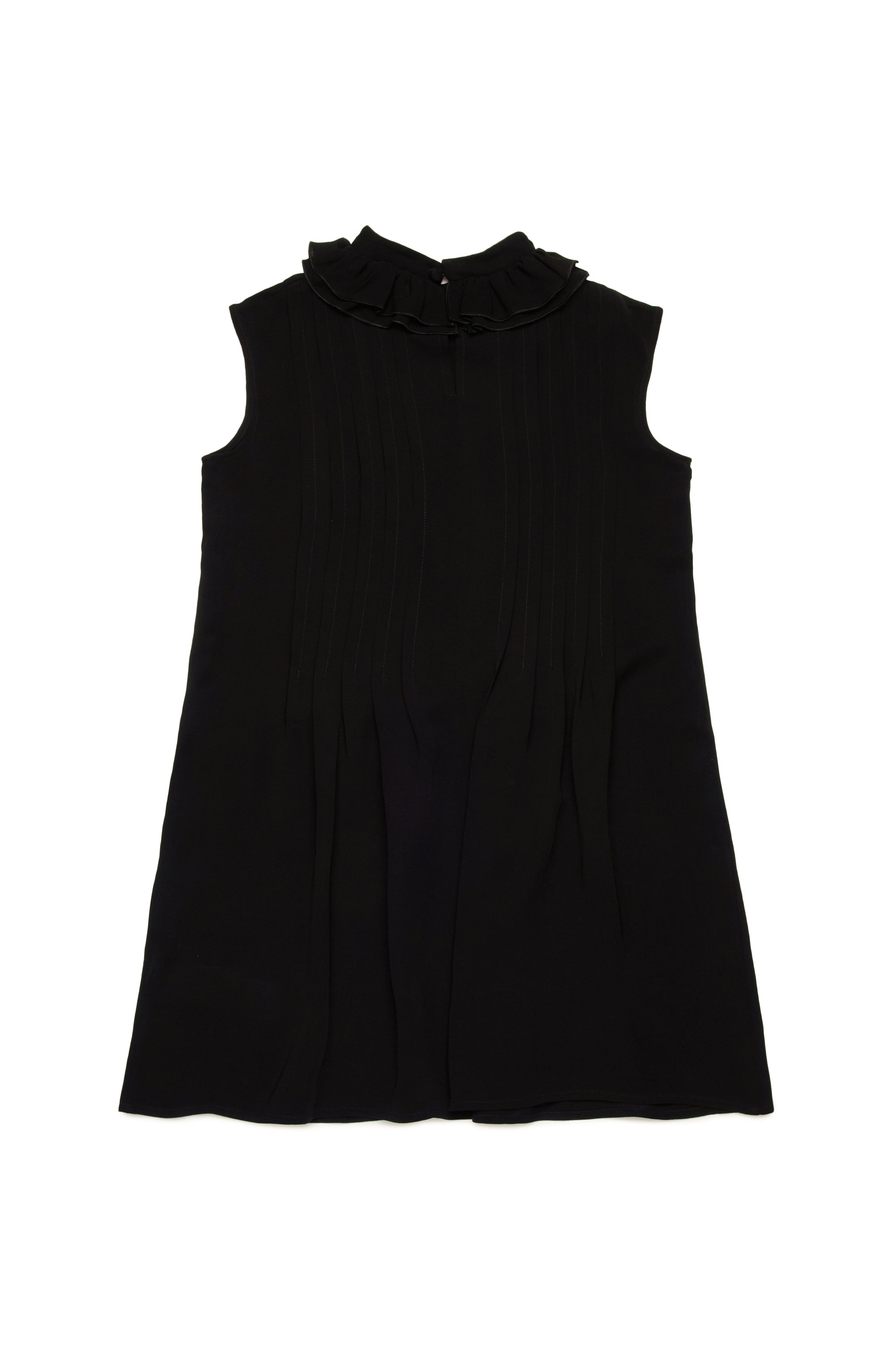 Pleated Sleeveless Dress