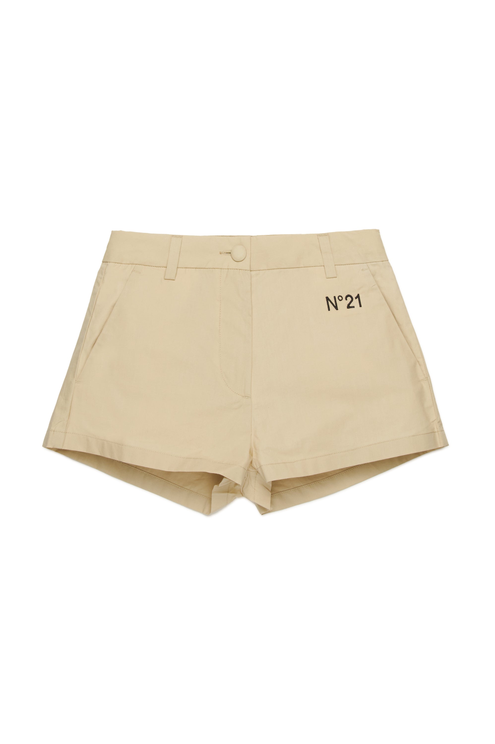 Logo-Print Cotton Shorts