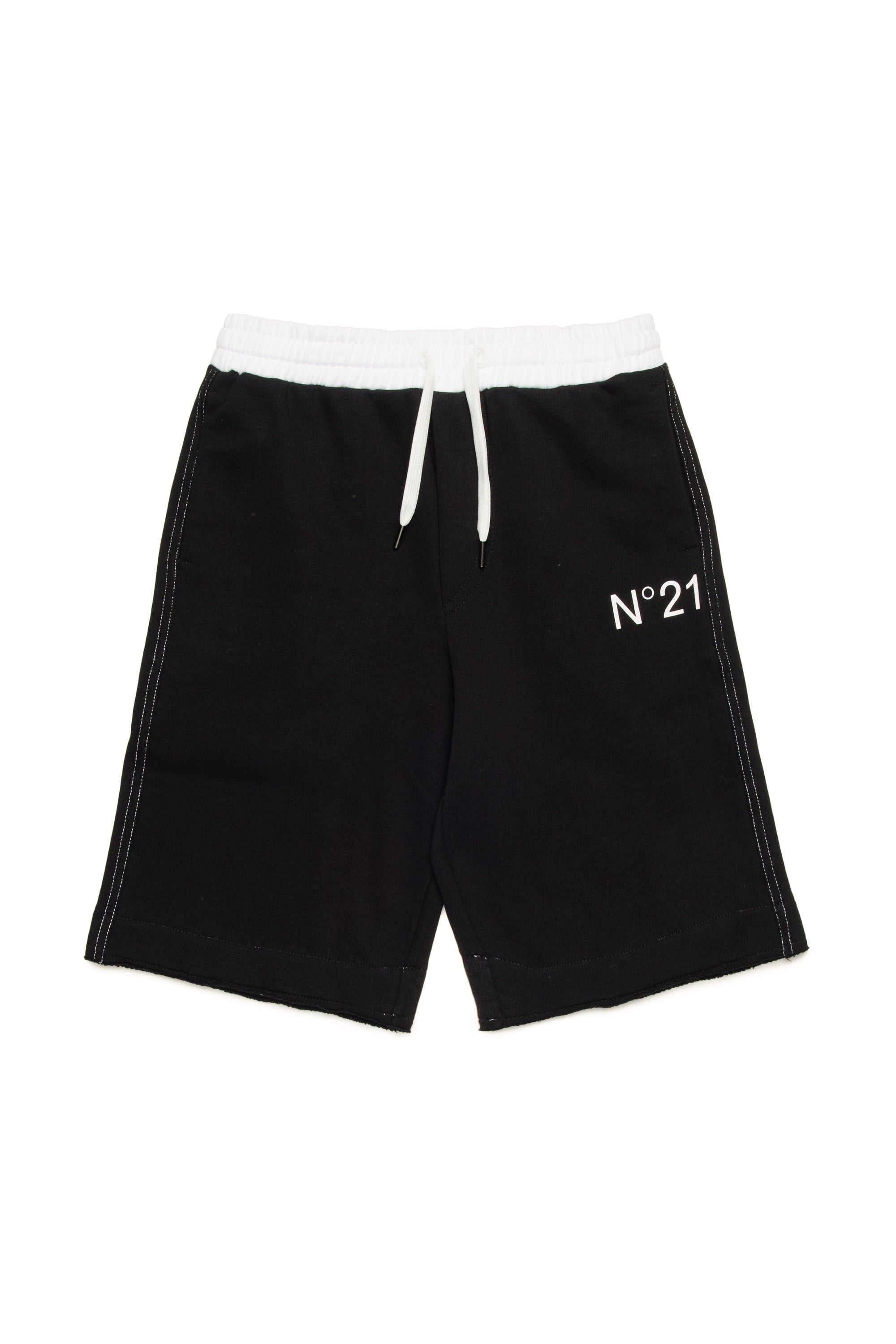 Shorts Sportivi in Cotone con Logo