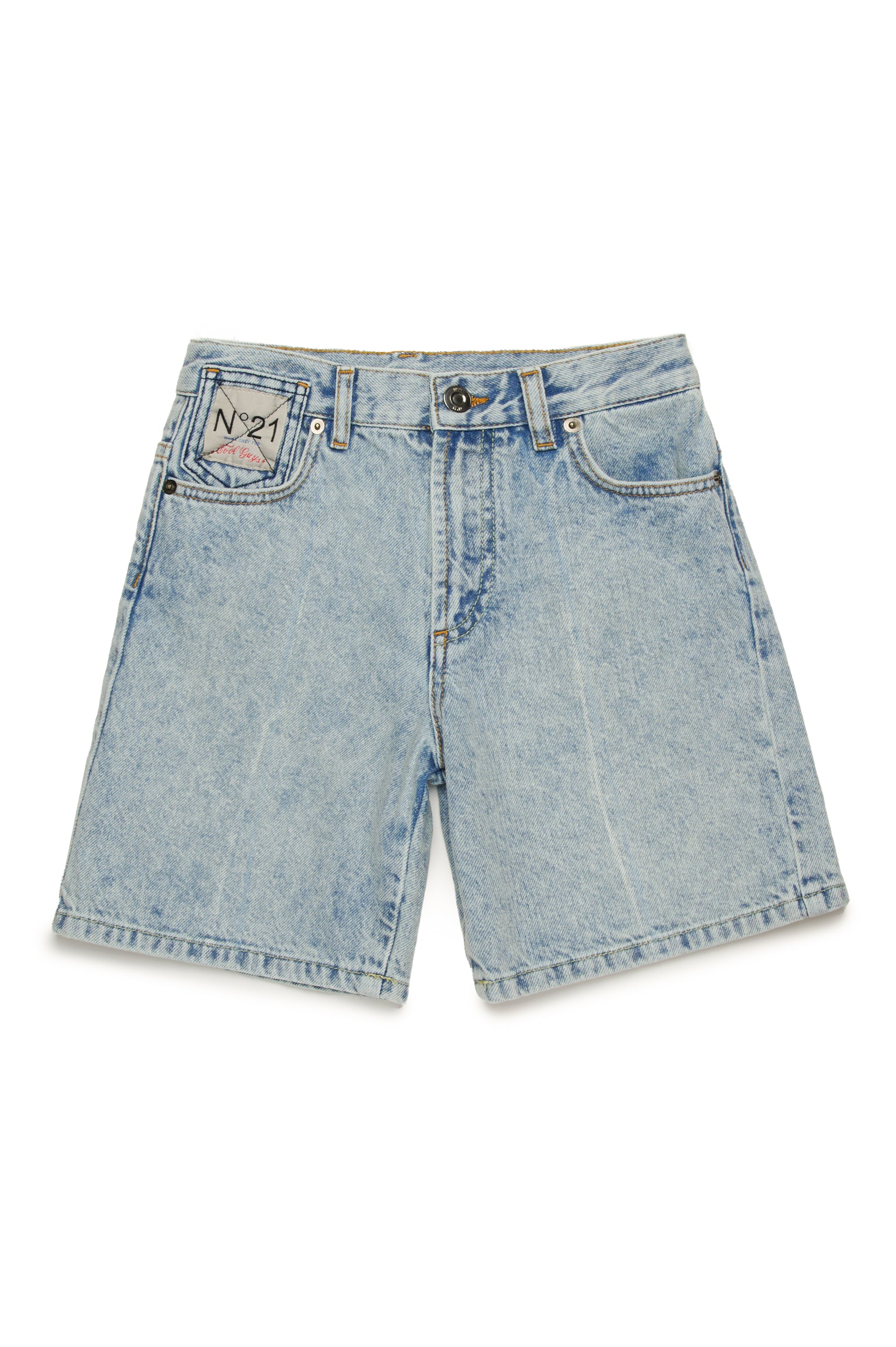 Logo-Appliqué Denim Shorts