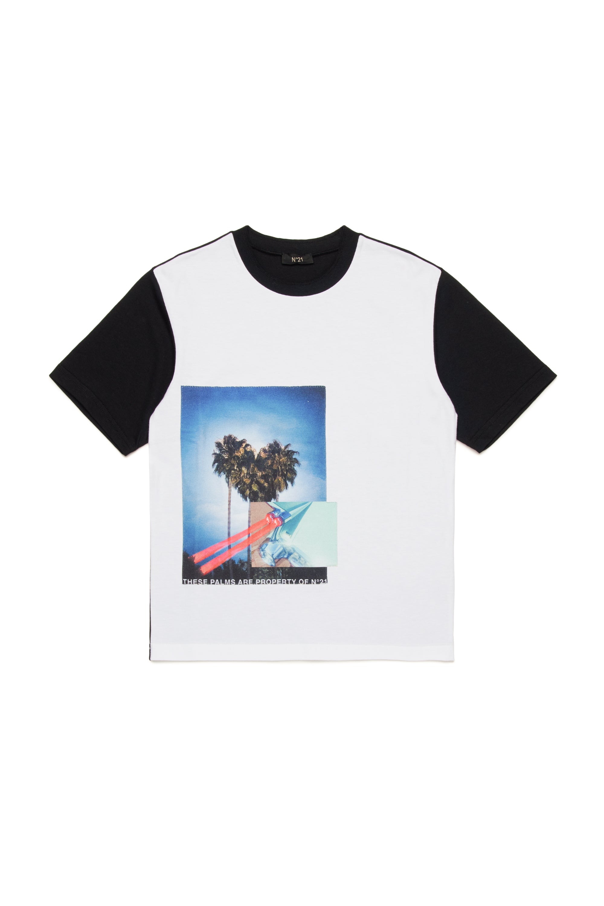 Palm-Tree Cotton T-Shirt